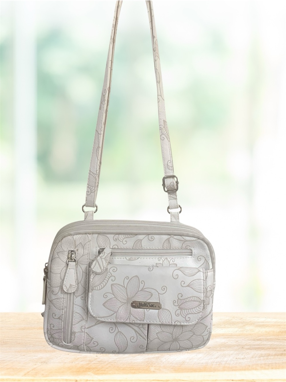 MultiSac Neutral Floral Bag in Off White